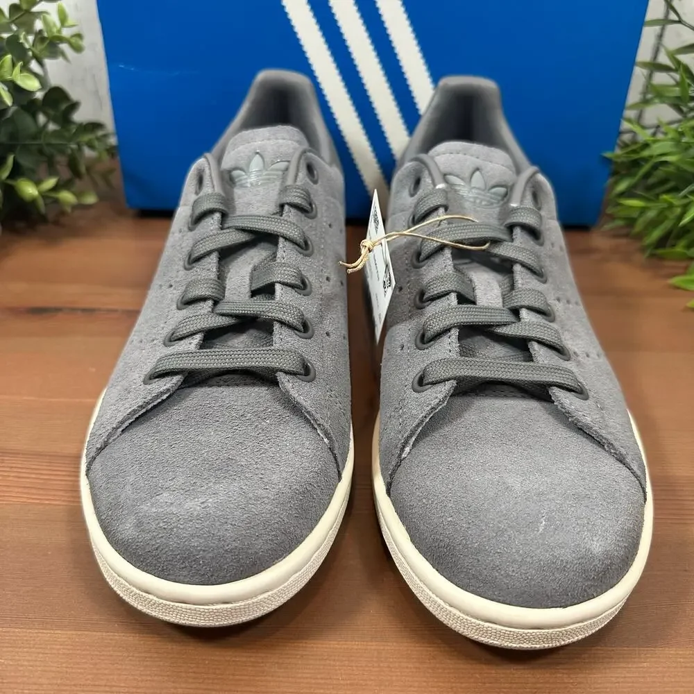 Adidas‎ Originals Men's Stan Smith Grey Suede Sneakers IF8047 Size 5